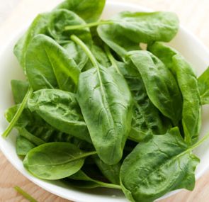 bowl of spinach