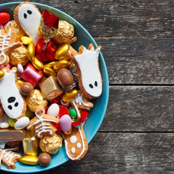 Trick or Treat - Halloween Jack o Lantern candy bowl