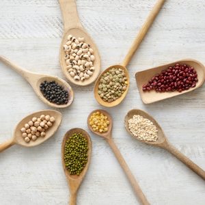 Pulses on wooden spoons