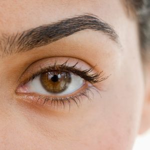 Extreme close up of woman's eye