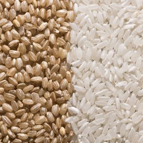 Brown Rice vs. White Rice Full Frame