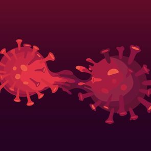 Covid-19 mutation. New variant of coronavirus.