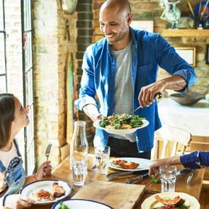 Family having lunch togehter